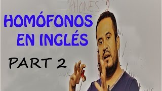 Homófonos en INGLES Part 2 [upl. by Laeynad222]