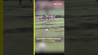 watch  Tragic Lightning Strike Claims Life of Player at Chilca Football Tournament  NewsX [upl. by Yajeet]