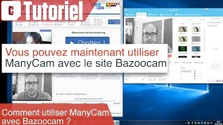 Tuto  comment utiliser ManyCam sur le site Bazoocam [upl. by Irved]