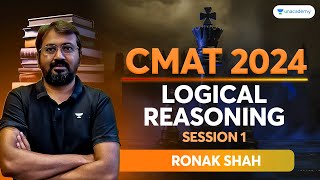 CMAT 2024  Logical Reasoning  Session 01  Ronak Shah cmat2024 ronakshah [upl. by Newcomer]