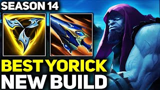 RANK 1 BEST YORICK IN THE WORLD NEW BUILD GAMEPLAY  Season 14 League of Legends [upl. by Aelahs]