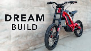 Dream Build  72v Sur Ron X Modified Electric Dirt Bike [upl. by Inalaehon]