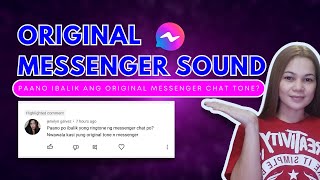 Paano Ibalik Ang Original Messenger Chat Tone  TAGALOG Tutorial [upl. by Halsey]