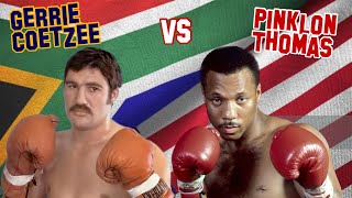 Gerrie Coetzee vs Pinklon Thomas CBS HD 1080p 60fps 1983 [upl. by Rockefeller]