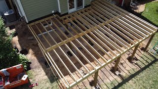 Building an Awesome Covered Deck  Part 1 Footings amp Framing [upl. by Suzetta]