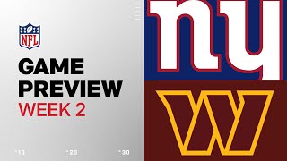 New York Giants vs Washington Commanders  2024 Week 2 Game Preview [upl. by Anirrehs881]