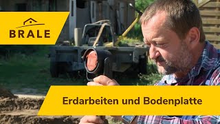 Wie entsteht ein Massivhaus  Baudoku  So baut die BRALE Teil 1 Erdarbeiten und Bodenplatte [upl. by Dominik]