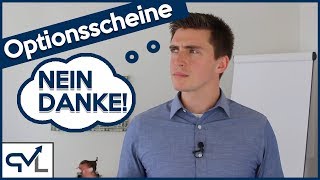 Optionsscheine VS Optionen  NIE wieder Optionsscheine nach diesem Video [upl. by Elagibba91]