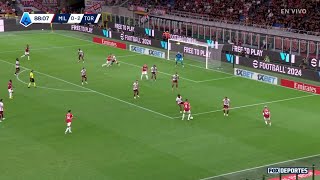 🤩😍 GOL DE ÁLVARO MORATA  AC Milan 12 Torino FC  SerieAenFOX [upl. by Doreg]