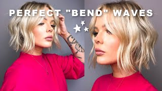 Get Perfect Waves for Your Short Bob Every Time with this Quick and Easy Curling Iron Tutorial [upl. by Ecirual]