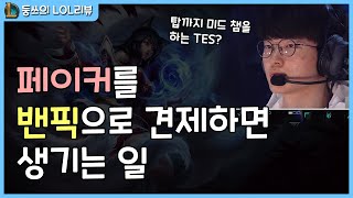 2024 롤드컵 8강 2set 안 알려진 TES의 치명적 결함을 노리는 페이커 [upl. by Rusell]