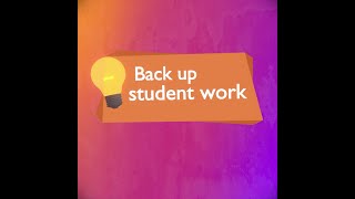 Back up student work  CoSpaces Edu Tuesday Tip [upl. by Akahc862]