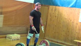 Klokov Dmitry  RUN with 190 kg  16072013 [upl. by Kendy]