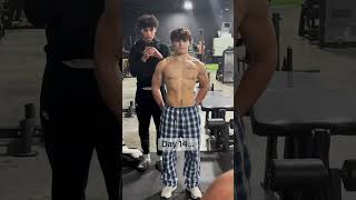 Rad 140 day 1 vs day 14 lifting motivation bodybuilding aesthetic  bodybuilding [upl. by Ellesig]