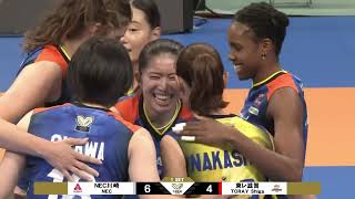 大同生命SVリーグ 2024 25 女子 第2節 東レアローズ滋賀 vs NECレッドロケッツ川崎１セット [upl. by Ailhad]