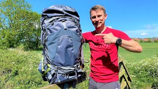 Osprey Atmos AG 65 Backpack Review  carry heavy loads with ease [upl. by Simara364]