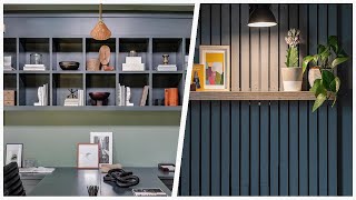 75 Black Wall Paneling Home Office Design Ideas Youll Love 🔴 [upl. by Acinna200]