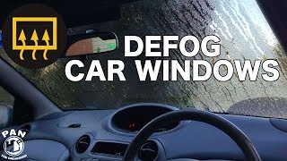 HOW TO DEFOG CAR WINDOWS SUPER FAST [upl. by Ffej]