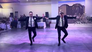 Greek zeibekiko greek dance greece cyprus wedding bestman bestweddingdance viralvideo [upl. by Ybhsa523]