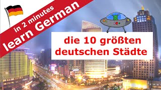 Die 10 größten deutschen Städte deutschestädte [upl. by Branca677]