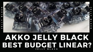 Akko Jelly Black Review and Soundtest  Another budget linear  Vega 65  Keyboard Typing ASMR [upl. by Ab]