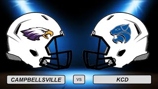 High School Football Campbellsville vs KCD [upl. by Eelirak]