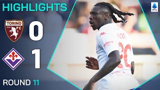 TORINOFIORENTINA 01  HIGHLIGHTS  Kean Seals 5th Consecutive Win  Serie A 202425 [upl. by Man]