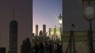 An October sunset in NYC autumn sunsets nyc brooklynbridge explorepage fyp October2024 [upl. by Hewett]