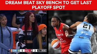 Atlanta Dream take down the injured ridden Sky to advance to 8 for now [upl. by Iives]