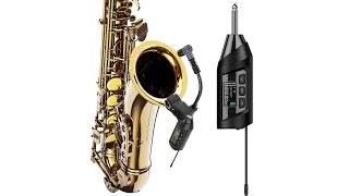 SGPRO TR15 Portable Saxophone Microphone Wireless [upl. by Ynohtnael20]