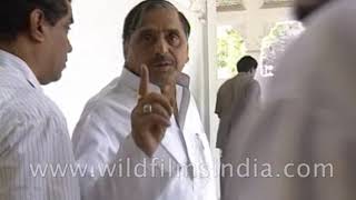 Mulayam Singh Yadav at home Indian politician government official who founded Samajwadi Party [upl. by Ahsilek453]