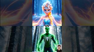 SpiderMan and Elsa Frozen Vs Team SpiderMan revenge battle shorts [upl. by Boote]