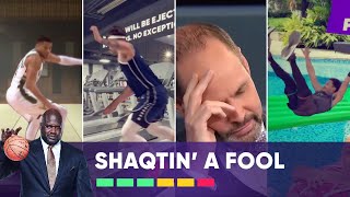 quotSlipping and sliding from MSG to the Poole Partyquot 😭  Shaqtin A Fool [upl. by Tyrus16]