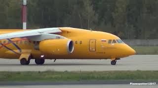 Antonov An148 RA61701 RA61704 Saratov Airlines АН148 Саратовские авиалинии [upl. by Itsud]