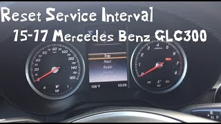 How to Reset Service Interval 2016 Mercedes Benz GLC300 20152017 [upl. by Latta586]