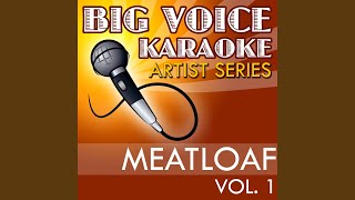 Los Angeloser In the Style of Meatloaf Karaoke Version [upl. by Eilsew97]