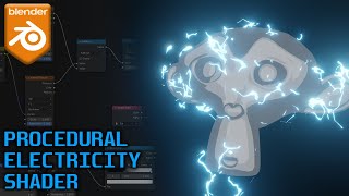 Create Stunning Procedural Electricity Effect in Blender TUTORIAL [upl. by Tezil485]