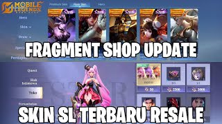 FRAGMENT SHOP UPDATE DEC 2024  SKIN STARLIGHT 2024 RESALE UPDATE TERBARU MOBILE LEGENDS [upl. by Willett]