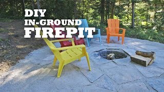 DIY InGround Firepit [upl. by Anitsyrhc]