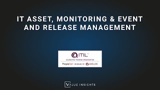 ITIL® 4 Foundation Exam Preparation Training  IT Asset Monitoring amp Event and Release Management [upl. by Eilhsa]