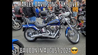 The Spectacular Harley Davidson Rally in Baildon 2024 HD 1080p [upl. by Shiau]