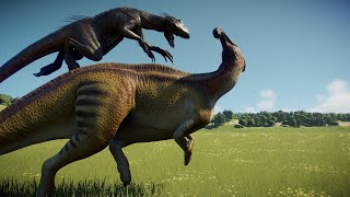 All Indoraptor fight and kill animation  Jurassic World Evolution 2 [upl. by Mahda862]