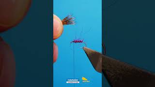 How to tie the Claret Chaos flytying flyfishing dryfly [upl. by Mina]