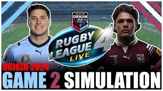 RLL4 Predicts NSW Blues vs QLD Maroons State of Origin Game 2 2024 [upl. by Yznel]