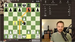 An Easy Solution to the Stafford Gambit  Climbing the Rating Ladder vs 1821 [upl. by Enifesoj]