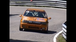 Renault Clio Williams Wolfgang Schutting at Hillclimb Verzegnis 2018 [upl. by Corvin]