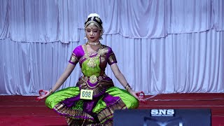 Bharatanatyam HS  SANDRA N  Kannur revenue district school kalolsavam 202223 [upl. by Omrelliug868]