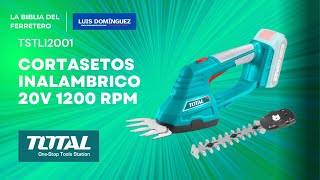 ¡Corta y Moldea con Precisión Reseña del Cortasetos Inalámbrico TOTAL 20V 🌿 [upl. by Beauvais103]