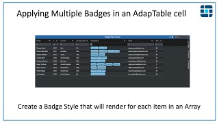 Applying Badge Styles to Array Columns [upl. by Dylan]