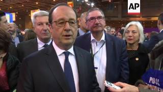 Hollande dismisses Trumps Europe safety claims [upl. by Saibot]